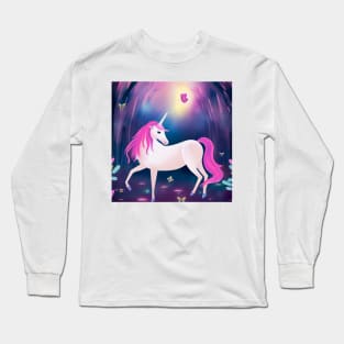 Unicorn forest Long Sleeve T-Shirt